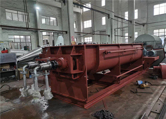 SUS304 Hohlschaufeltrockner zur Schlammtrocknung 5000 kg/h